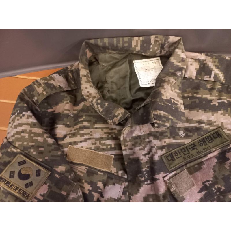 韓國海軍陸戰隊數位虎斑迷彩野戰夾克
