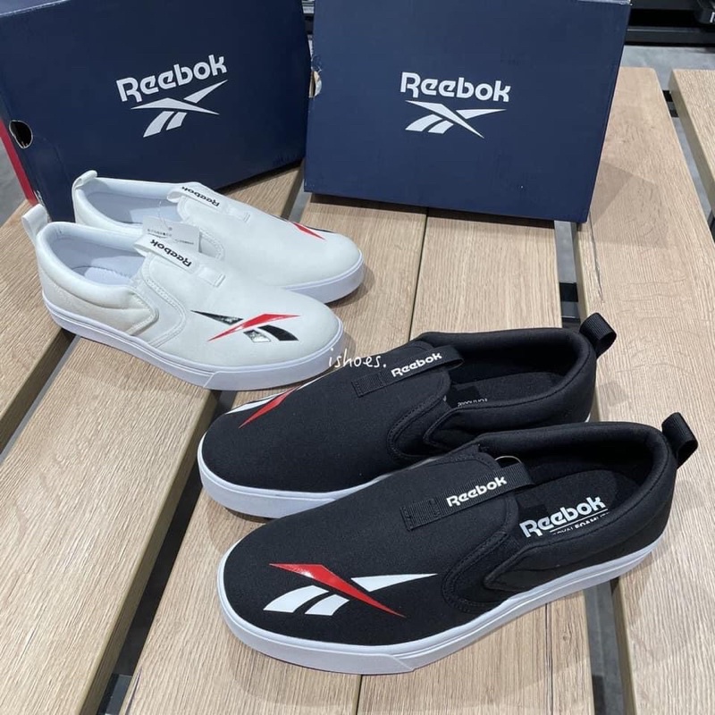 Reebok Royal Vulc Slip On Fx3417 Fx3416 黑 白懶人鞋 蝦皮購物