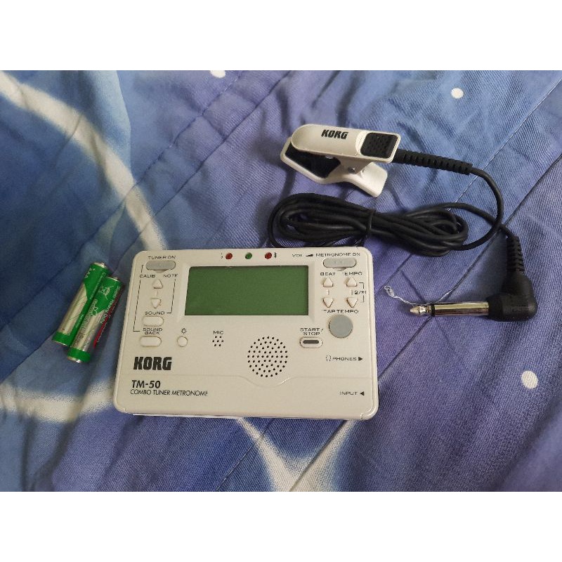 【二手】KORG TM50 白 調音器 節拍器 TM-50 可搭配拾音夾