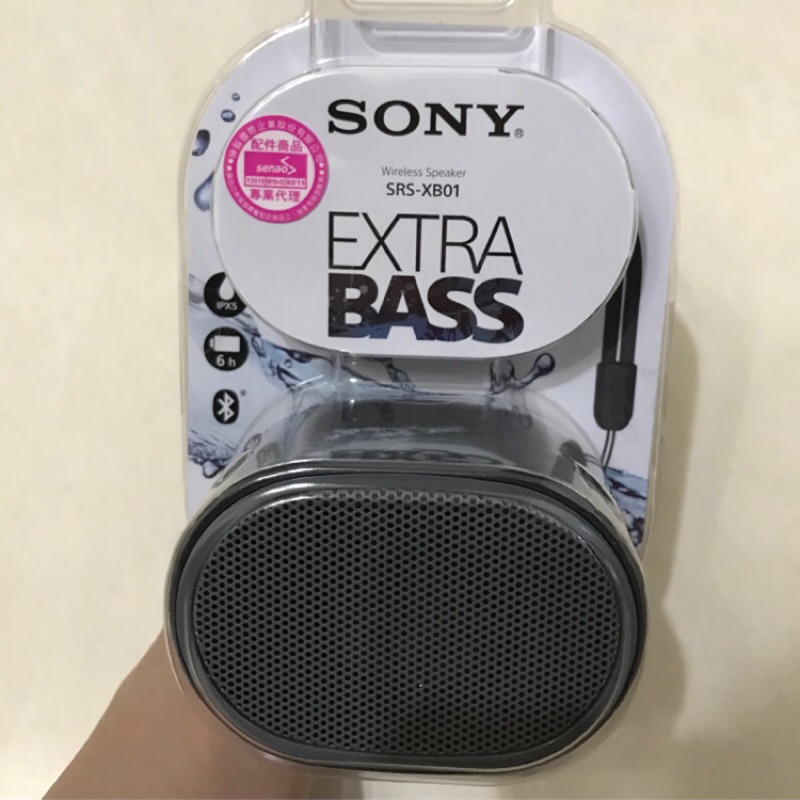 Sony SRS-XB01藍芽喇叭（黑）