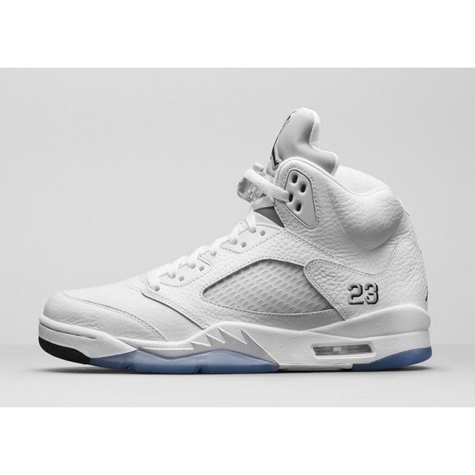 air jordan v metallic silver