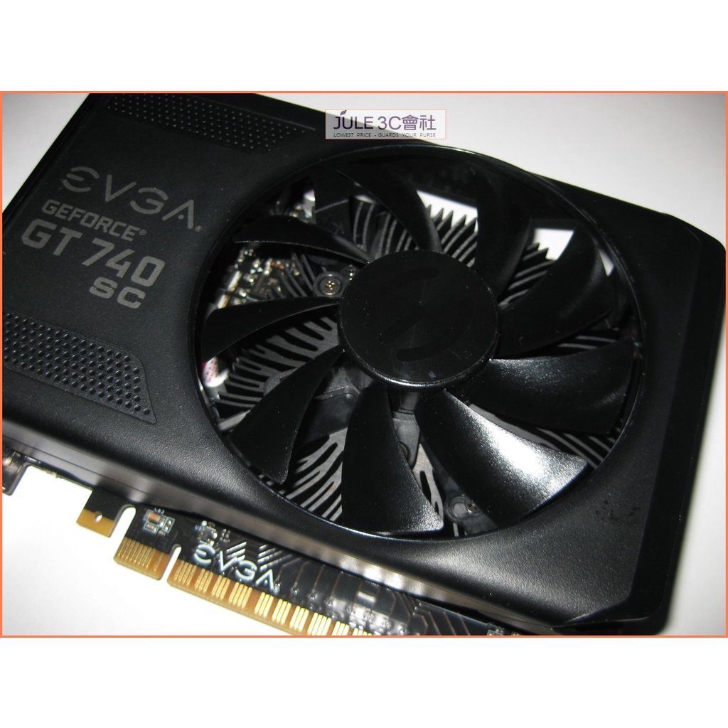 JULE 3C會社-艾維克EVGA GT740 1G SC 01G-P4-3743-KR/DDR5/庫存/PCIE顯示卡