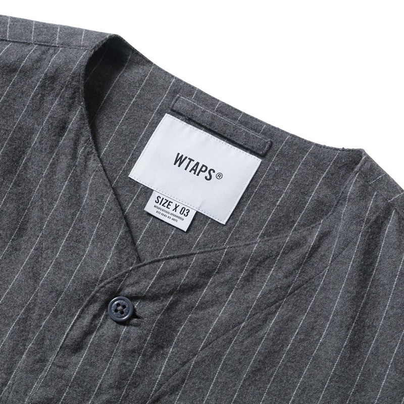 22SS WTAPS LEAGUE LS COTTON FLANNEL STRIPE | 蝦皮購物
