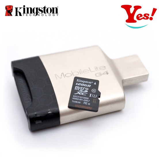 【Yes！公司貨】金士頓 Kingston MobileLite G4 micro SDHC SDXC USB3 讀卡機