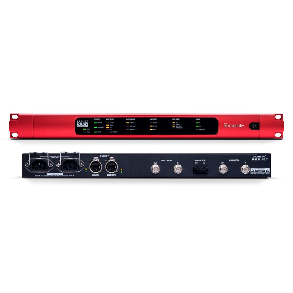 (新品平輸) Focusrite RedNet D64R 音頻接口64x64 MADI接口