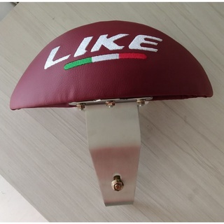 【KUO車業】2021新品 LIKE125.150刺繡白鐵/ 饅頭有（紅色、黑色、咖啡色）下單請註明饅頭顏色