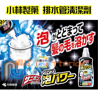 【日本同步】小林製藥 排水管清潔劑 去汙 除臭 疏通 溶解毛髮 水管 清潔 泡沫型