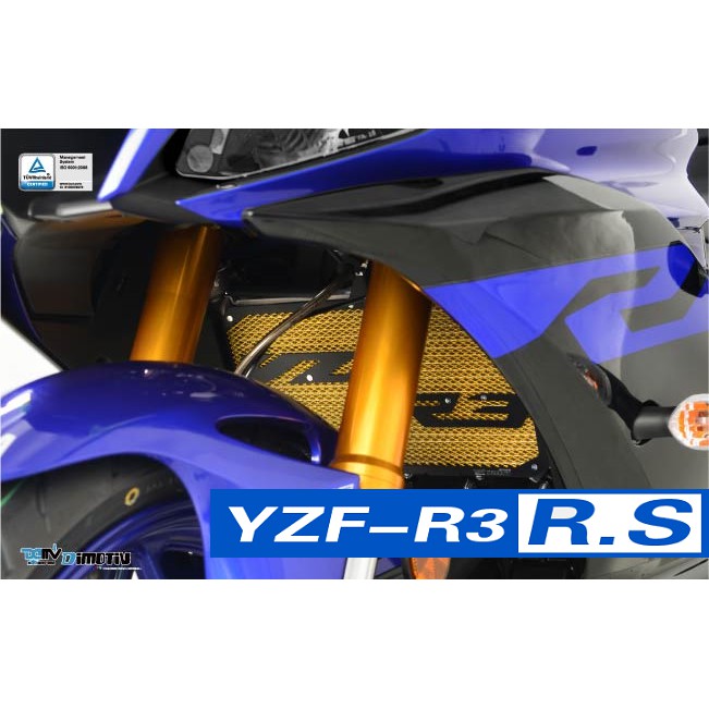 【R.S MOTO】YAMAHA YZF-R3 YZFR3 15-19 造型款 水冷護網 水箱護網 DMV