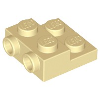 LEGO 樂高 零件 99206 砂色 米色 變形平板磚 2x2x2/3 6132769