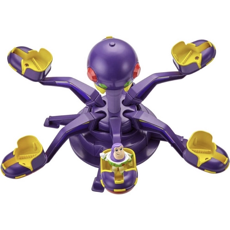 Disney Pixar 玩具總動員Toy Story Terrorantulus嘉年華遊樂園場景玩具-章魚飛車