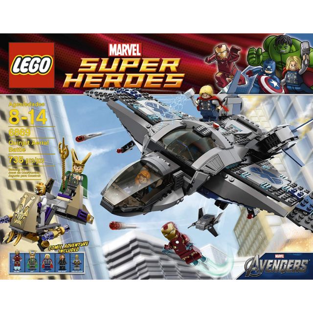 樂高 lego 6869 超級英雄 復仇者聯盟 漫威 昆式戰機 鋼鐵人 索爾 洛基 全新未開 現貨 lego6869