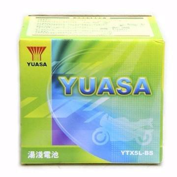 YUASA湯淺YTX5L-BS 5號 機車電池電瓶(同GTX5L-BS) 三陽 光陽 山葉 電瓶