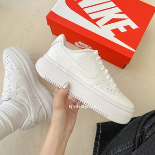 -EJ- NIKE COURT VISION ALTA 白色 增高 厚底 奶油白 海軍藍 DM0113-100 102