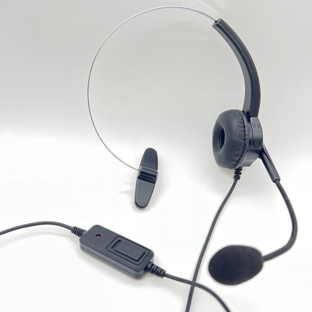 【仟晉資訊】單耳耳機麥克風 含調音靜音 杭普 V508H 話機話務電銷