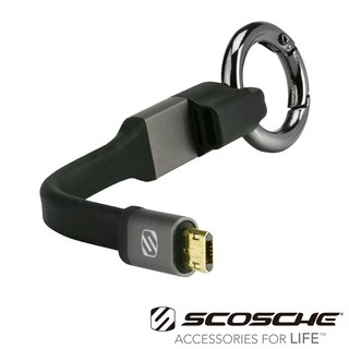 ㊣攜帶便利㊣ SCOSCHE Micro USB 充電傳輸扣環 吊飾造型 7SH8CD0027