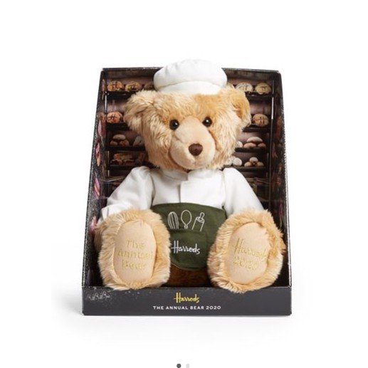 絕版珍藏現貨(下單當天第二天寄出)英國百貨公司哈洛德2020年度熊Harrods Annual Bear 2020 (43cm)  家裡擺了好幾隻，在這無助的一年這隻熊卻帶給我滿滿的祝福能量，真的是幸運熊