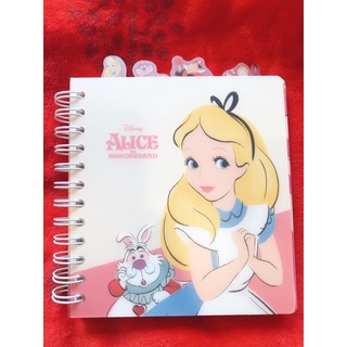迪士尼系列書籤筆記本-愛麗絲夢遊仙境