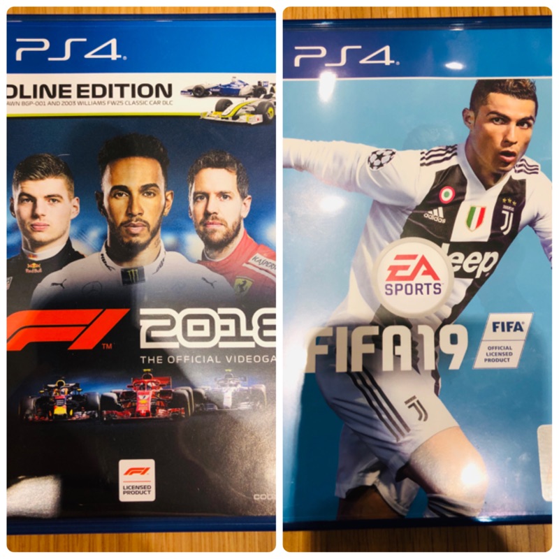 [PS4] 換季出清 運動組合包FIFA19 F1 2018