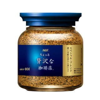 【東洋果子店】《咖啡》 AGF 贅沢 華麗咖啡(藍金罐)80g．4901111275232．日本原裝進口