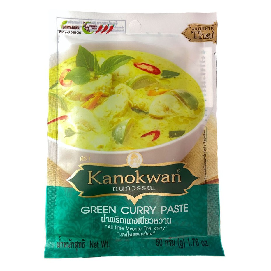 【咖諾彎泰式綠咖哩醬】泰式風味-Kanokwan泰式綠咖哩～