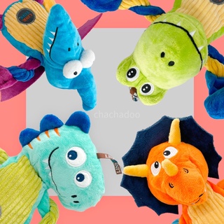 🌈🦮chachadoo毛孩選物 [🇹🇼現貨］美國charming pet/K9/Link tuff 恐龍家族寵物發聲玩具