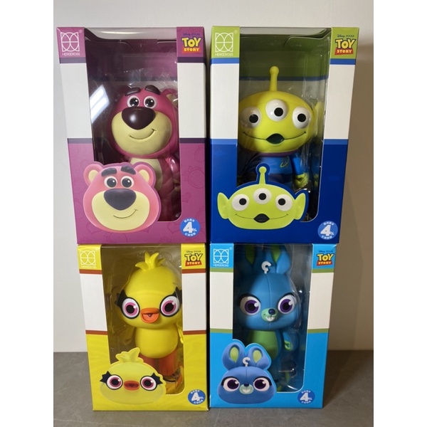 正版 Herocross 迪士尼 Hoopy 玩具總動員 反派 熊抱哥 三眼怪 鴨霸 兔崽子 公仔 雷標  鴨 雞 兔