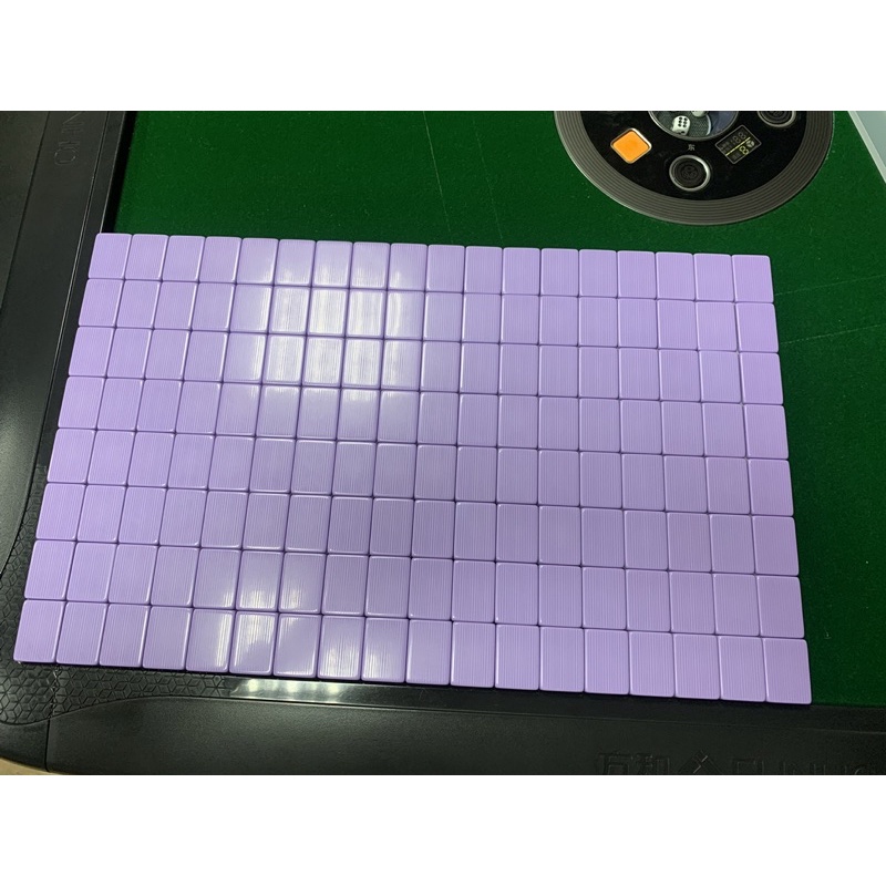 漂亮的紫色電動麻將桌專用牌 #正磁 #36mm 9成新 無破損 無瑕疵 #144張齊全