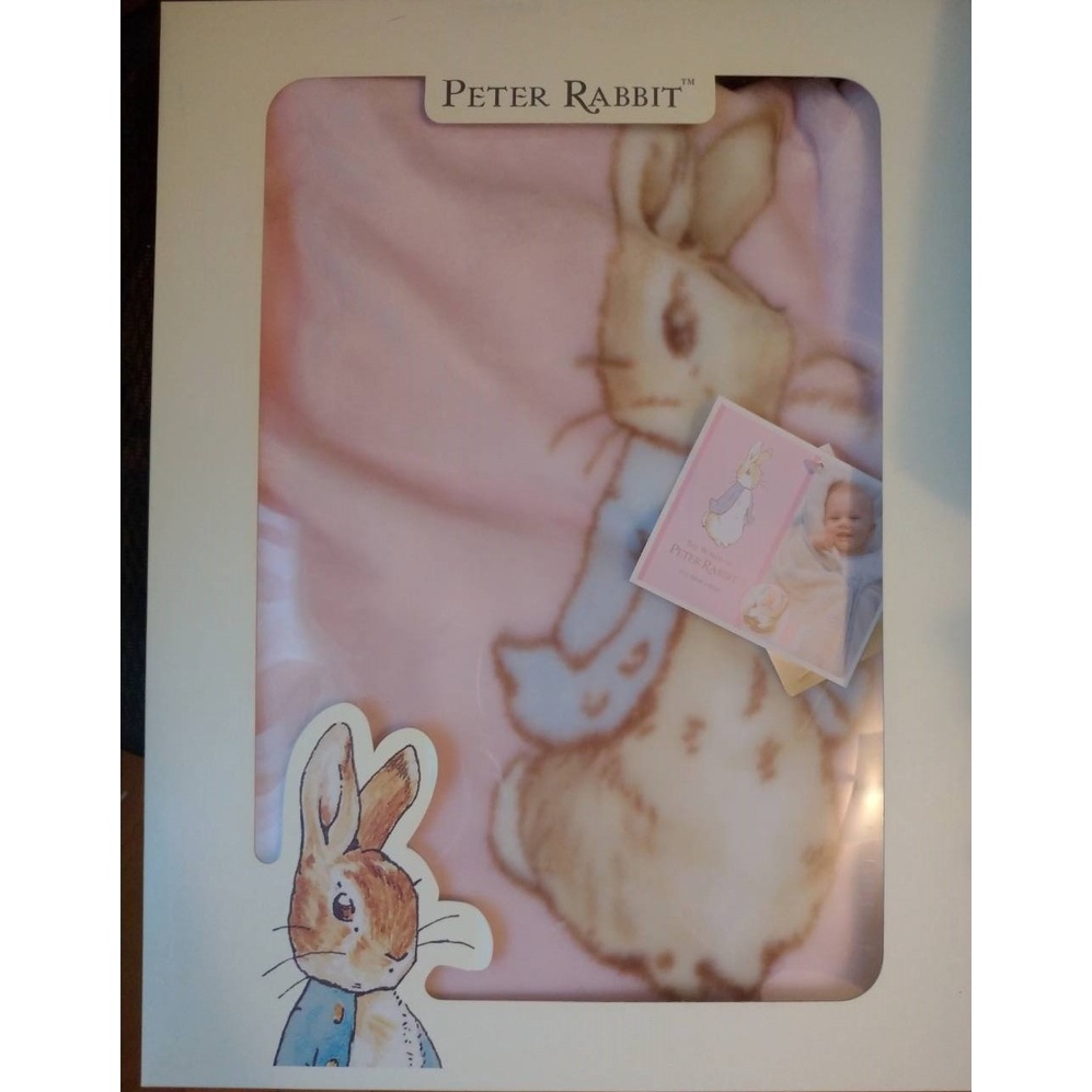 [奇哥] 彼得兔 嬰兒毯 毛毯 毯子 被子 (粉色)