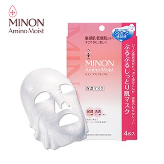 *PURELIN* 日本MINON 蜜濃水潤保濕修護面膜(4枚入) 日本帶回 人氣保養面膜