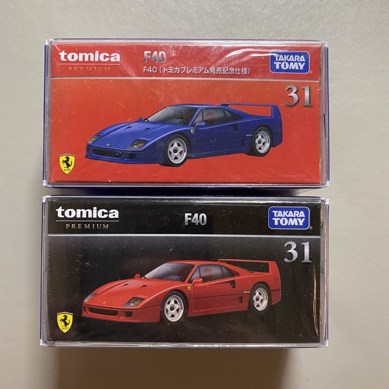 Tomica FERRARI F40 初回+一般 31號車 附膠盒