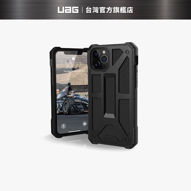 (二手）【UAG】iPhone 11  極黑款皮革頂級版耐衝擊保護殼 美國軍規 防摔殼 手機殼