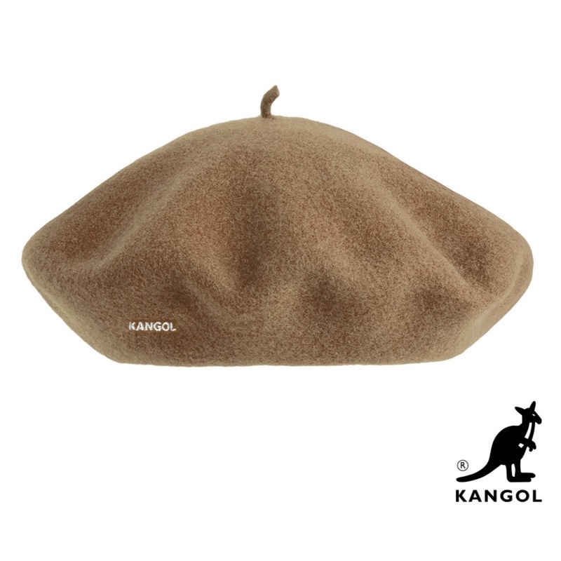 Kangol袋鼠 Modelaine 貝蕾帽 駝色