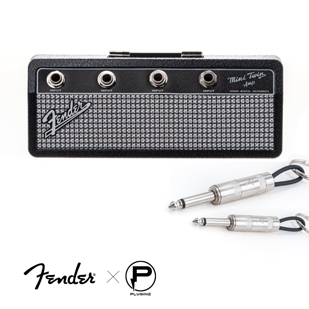 Pluginz x Fender 音箱鑰匙座 MINI TWIN AMP 經典布織網紋款 鑰匙圈 鑰匙座【他,在旅行】