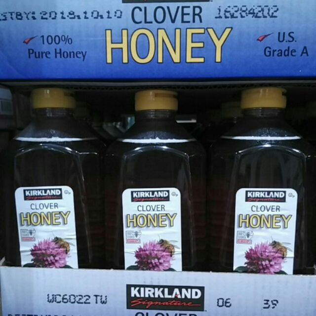有發票 好市多代購 Kirkland 100% 純蜂蜜 蜂蜜 (2.26kg)