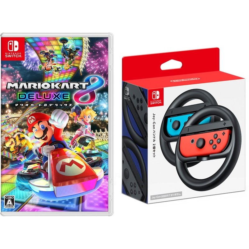 Switch NS 瑪利歐賽車 8 Mario Kart 8 豪華版 Deluxe 限定版 十張遊戲明信片 原廠方向盤