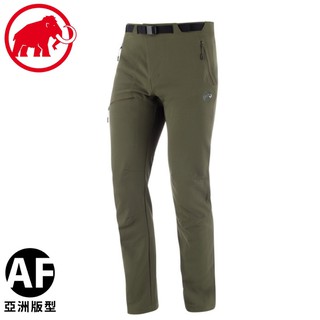 【MAMMUT 長毛象 男 Yadkin AF 保暖軟殼登山褲《綠鬣蜥》】1021-00161/登山/健行褲/悠遊山水