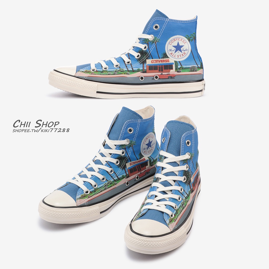 【CHII】日本限定 Converse ALL STAR US HIROSHI NAGAI HI 永井博 插畫聯名款