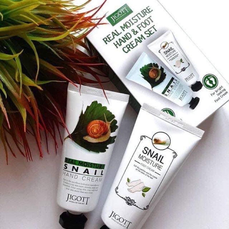 [KoreanaFab] Jigott Real Moisture Hand & Foot Cream Set 蝦皮購物