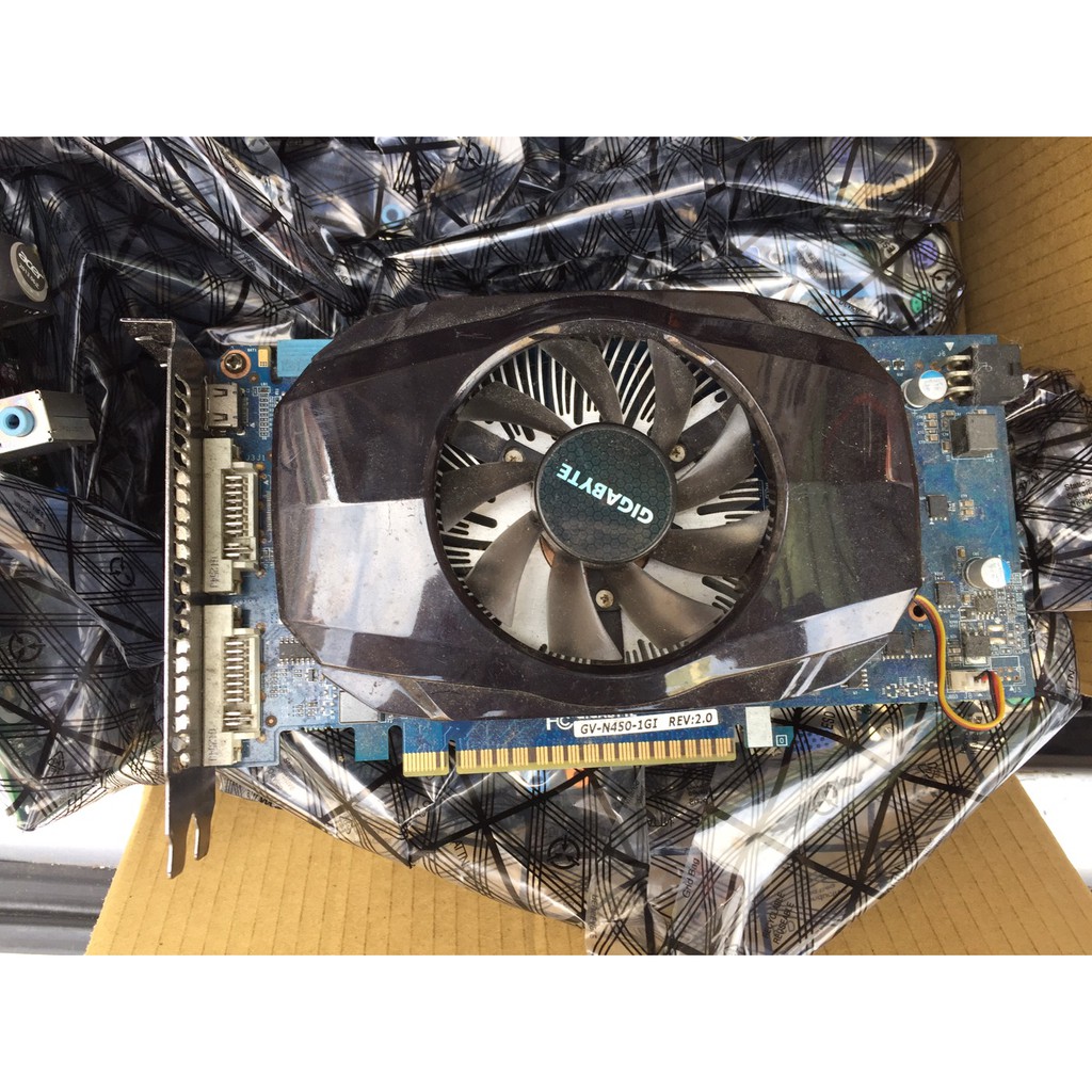 技嘉1gb 顯示卡gv N450 1gi Rev2 0 Nvidia Gts 450 1g 顯示卡 蝦皮購物