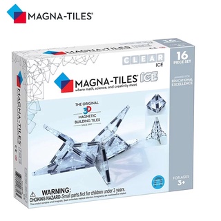 Magna-Tiles 冰磚磁力積木16片【佳兒園婦幼館】