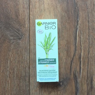 法國製 Garnier Bio Detox Lemongrass Day Cream 檸檬香茅 控油 日霜 新品
