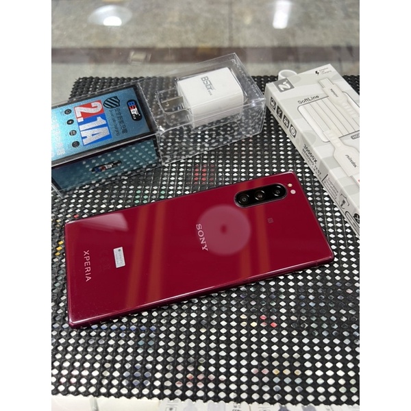 【二手】8成新的 Sony Xperia 5 【6G+128GB】璃光紅【J9210/無盒裝】