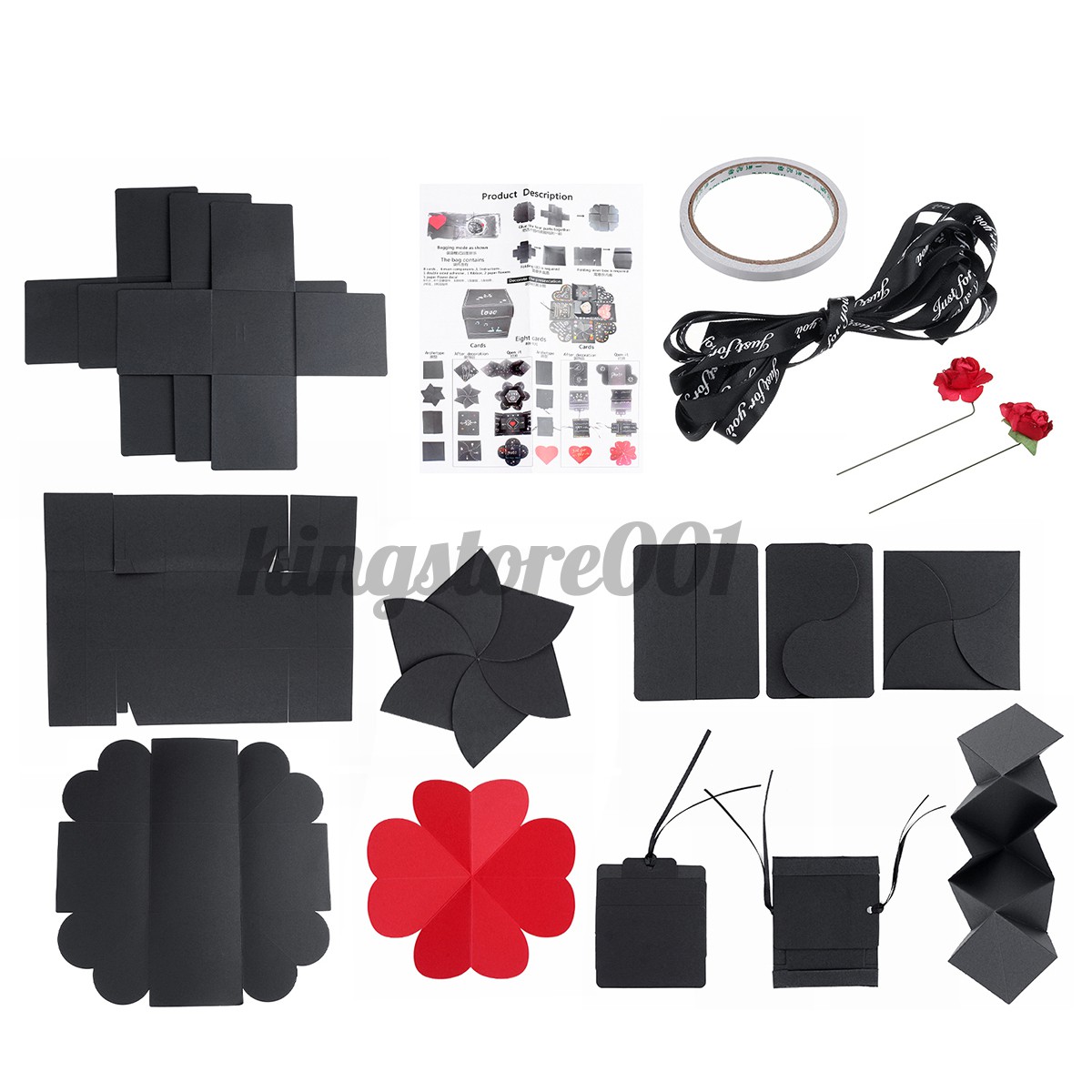 手工diy驚喜愛爆炸禮盒禮物爆炸貼週年紀念剪貼簿diy相冊生日禮物 蝦皮購物