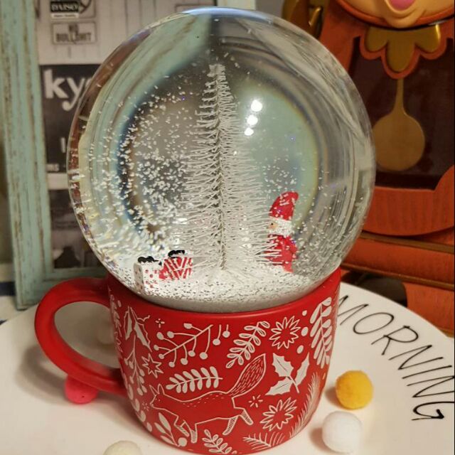 2018韓國星巴克水晶球玻璃球聖誕節款現貨在台