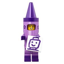 ［點子樂高］Lego 71023 紫色蠟筆人，高雄可面交
