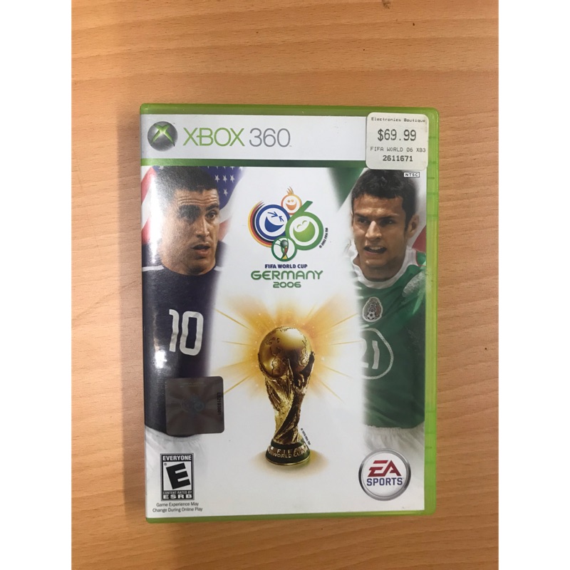 2手  XBOX 360  FIFA  世界盃足球賽 2006 原版遊戲片 英文版