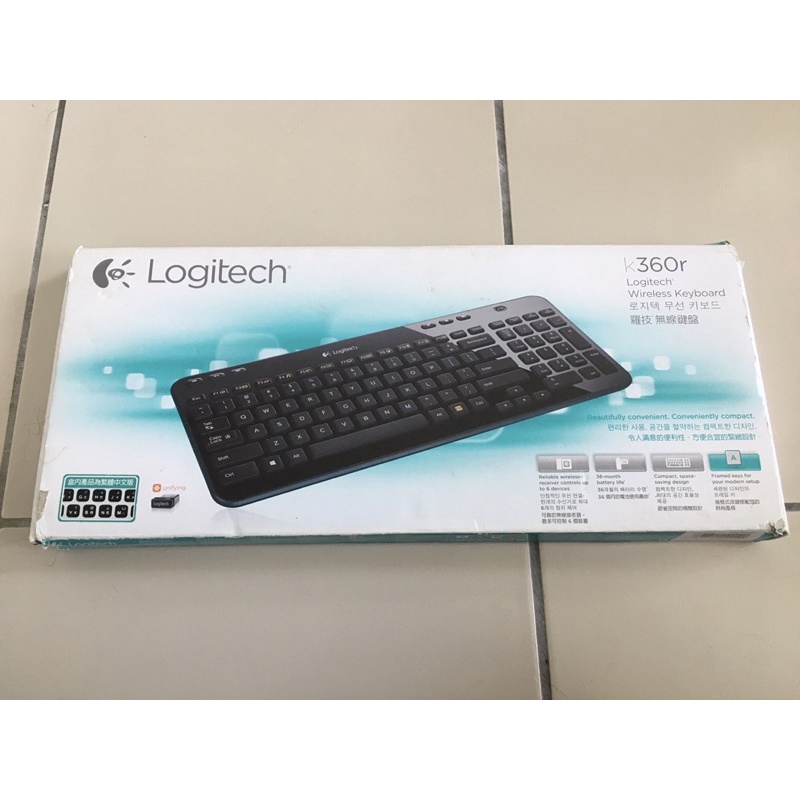 Logitech羅技k360r無線鍵盤