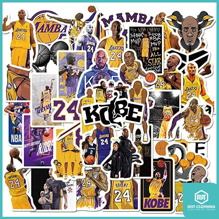 DOT 小物 KOBE 貼紙 一包50張 曼巴精神 mamba forever 傳奇球星 Kobe Bryant 現貨