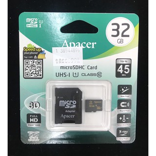 <GO EASY手機網拍館> Apacer 宇瞻 8GB 16GB 32GB 64GB 記憶卡付轉接卡