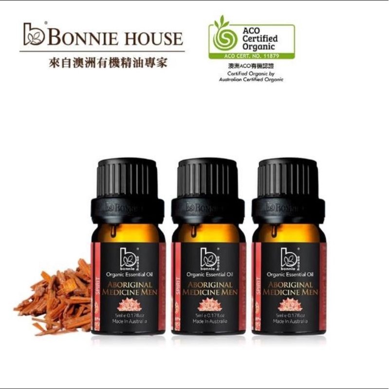 Bonnie House 植享家 有機金藥檀 抗老 精油 5ml/瓶 澳洲 雙有機認證